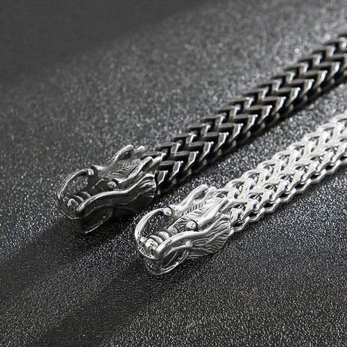Double Dragon Chain Bracelet