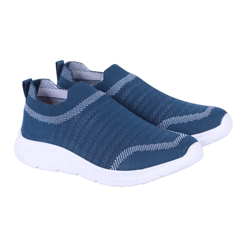 Men Lace Up Running Shoes, Teal (Size-6 UK)